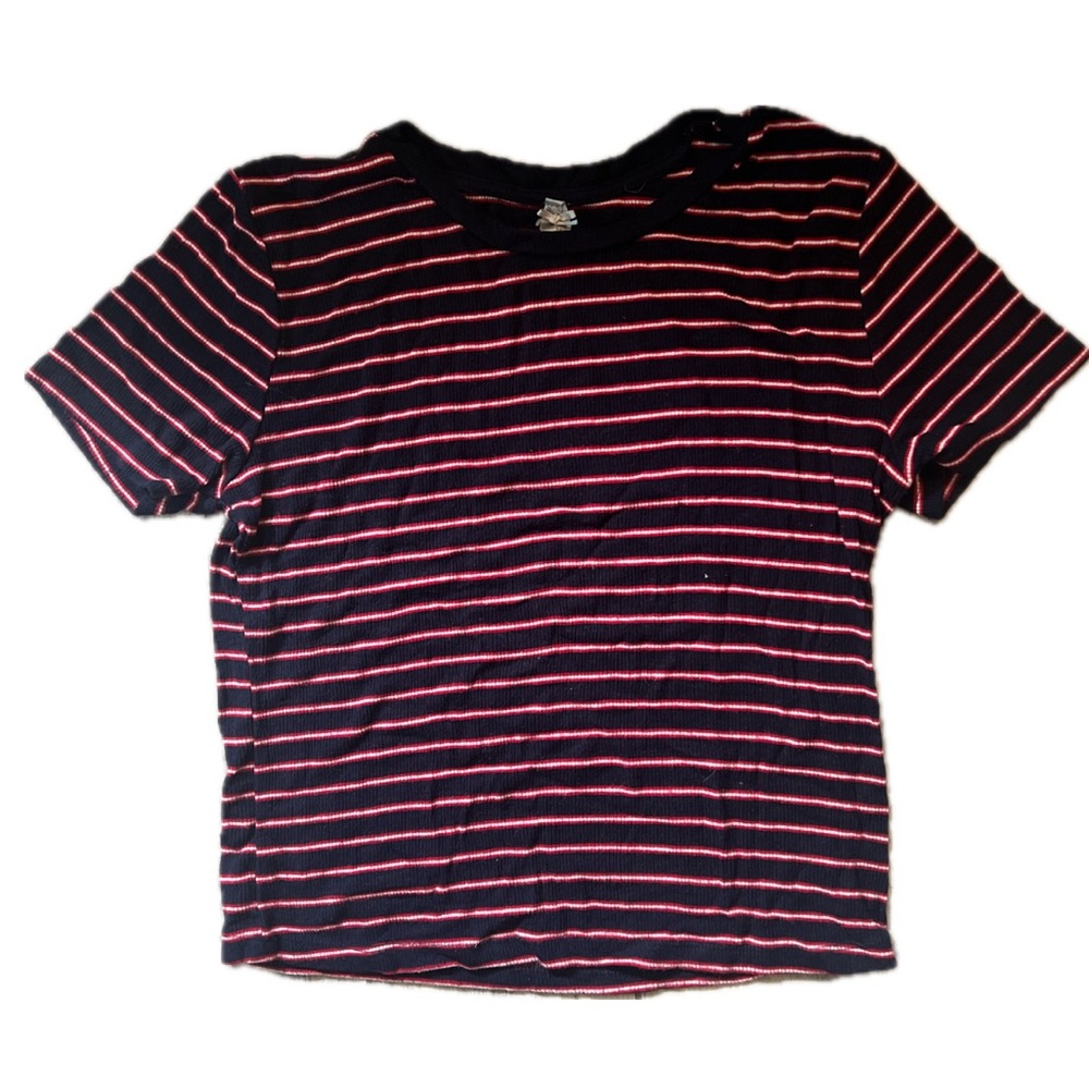 Small red striped shirt